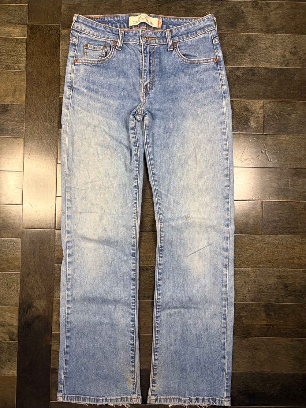 Levi’s Boot Cut Jeans Y2K Light Wash Stretch Denim Womens 8 M